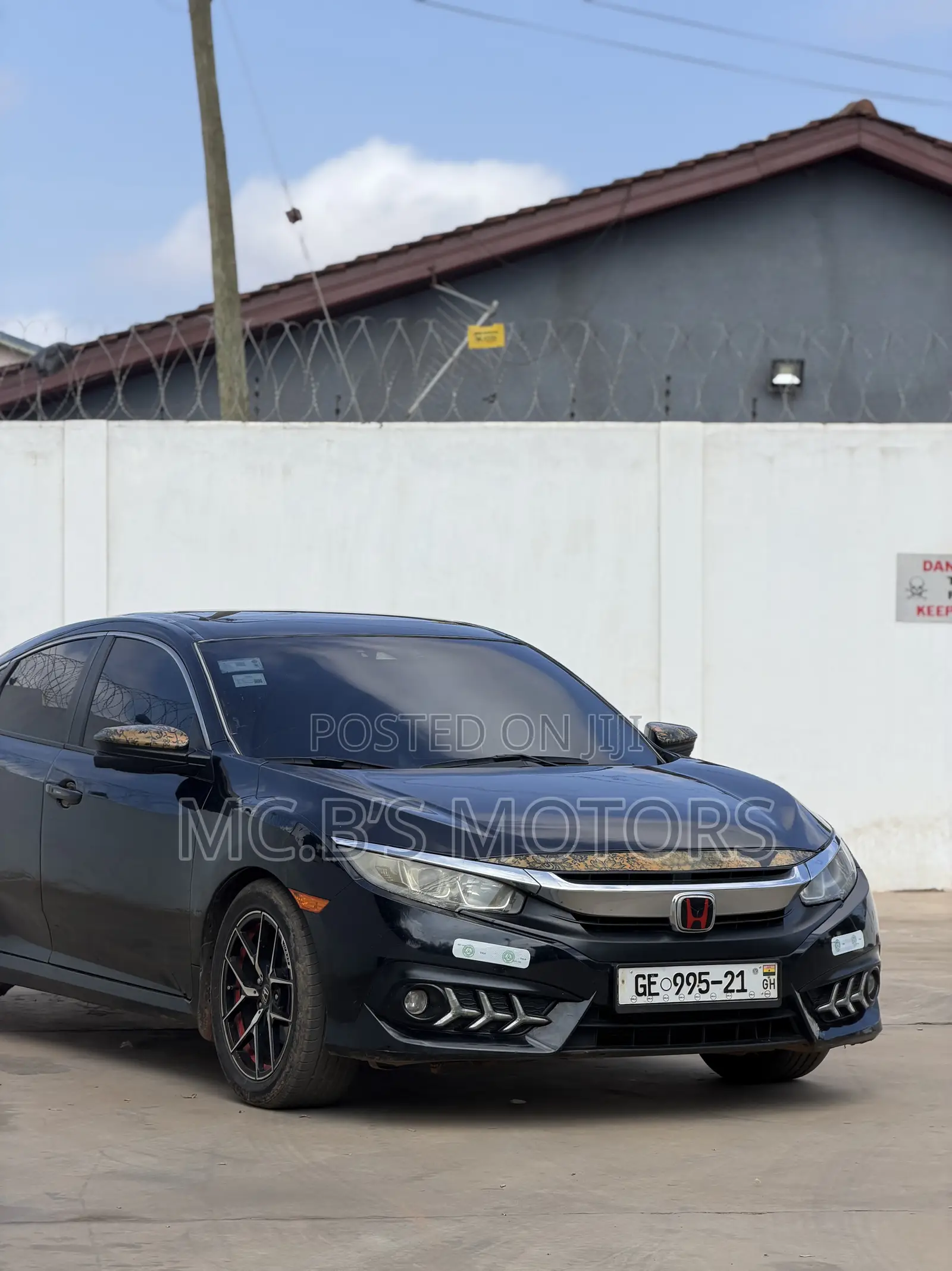 Honda Civic EX Sedan 2018 Black