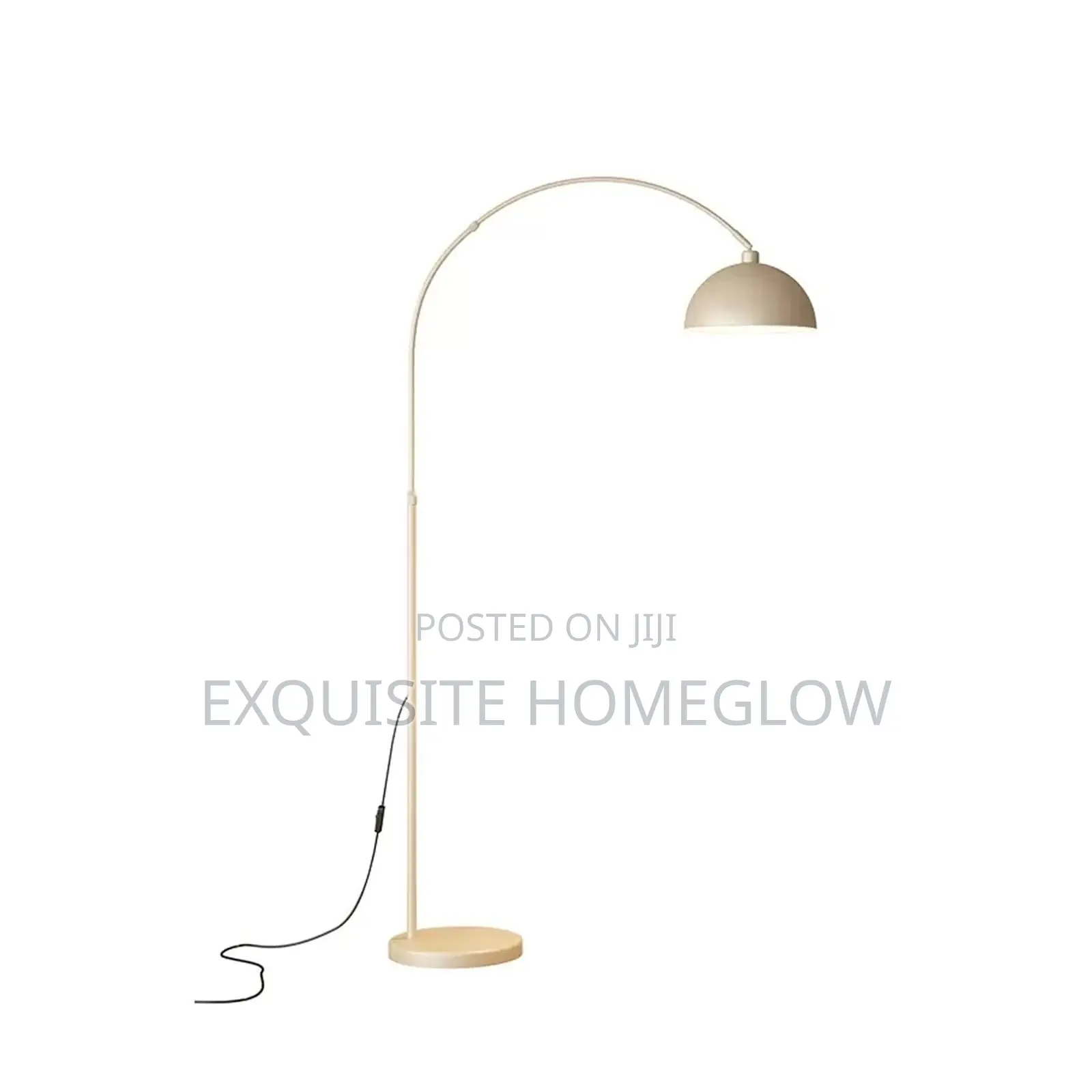 Arc Floor Lamp Floor Lamp Available in White + Free LED Bulb