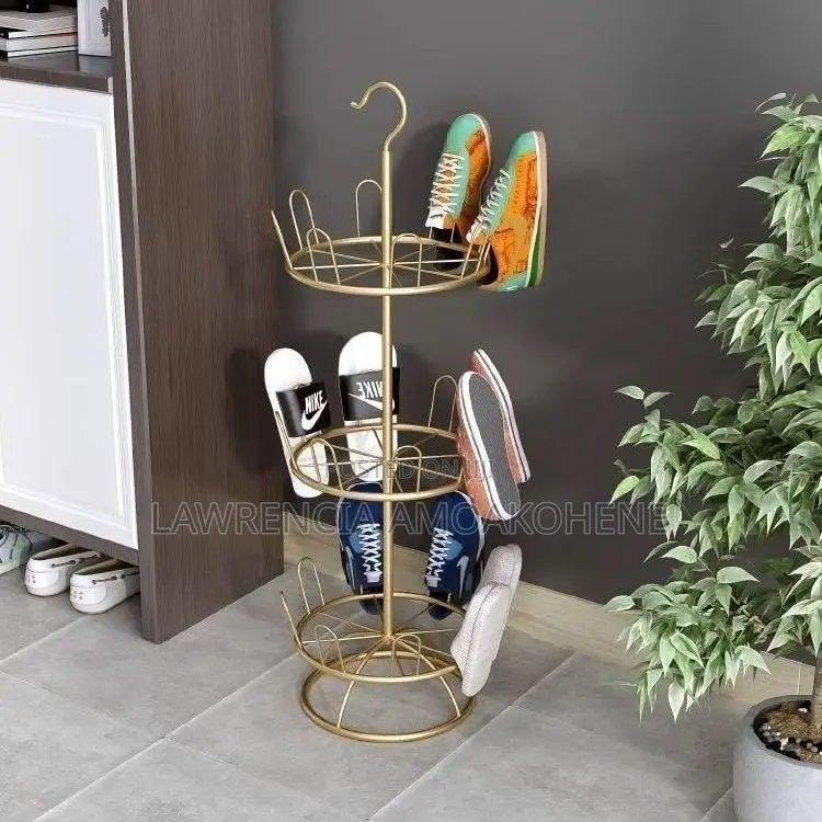 Rotating Multi Tier Shoe Rack