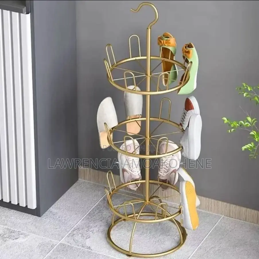 Rotating Multi Tier Shoe Rack