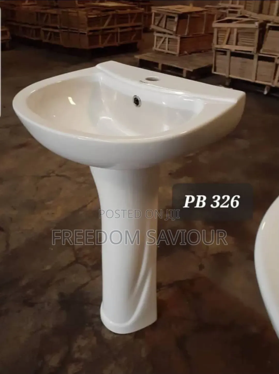 PB 326 Premium Pedestal Basin — Elegant Design for Modern Bathrooms