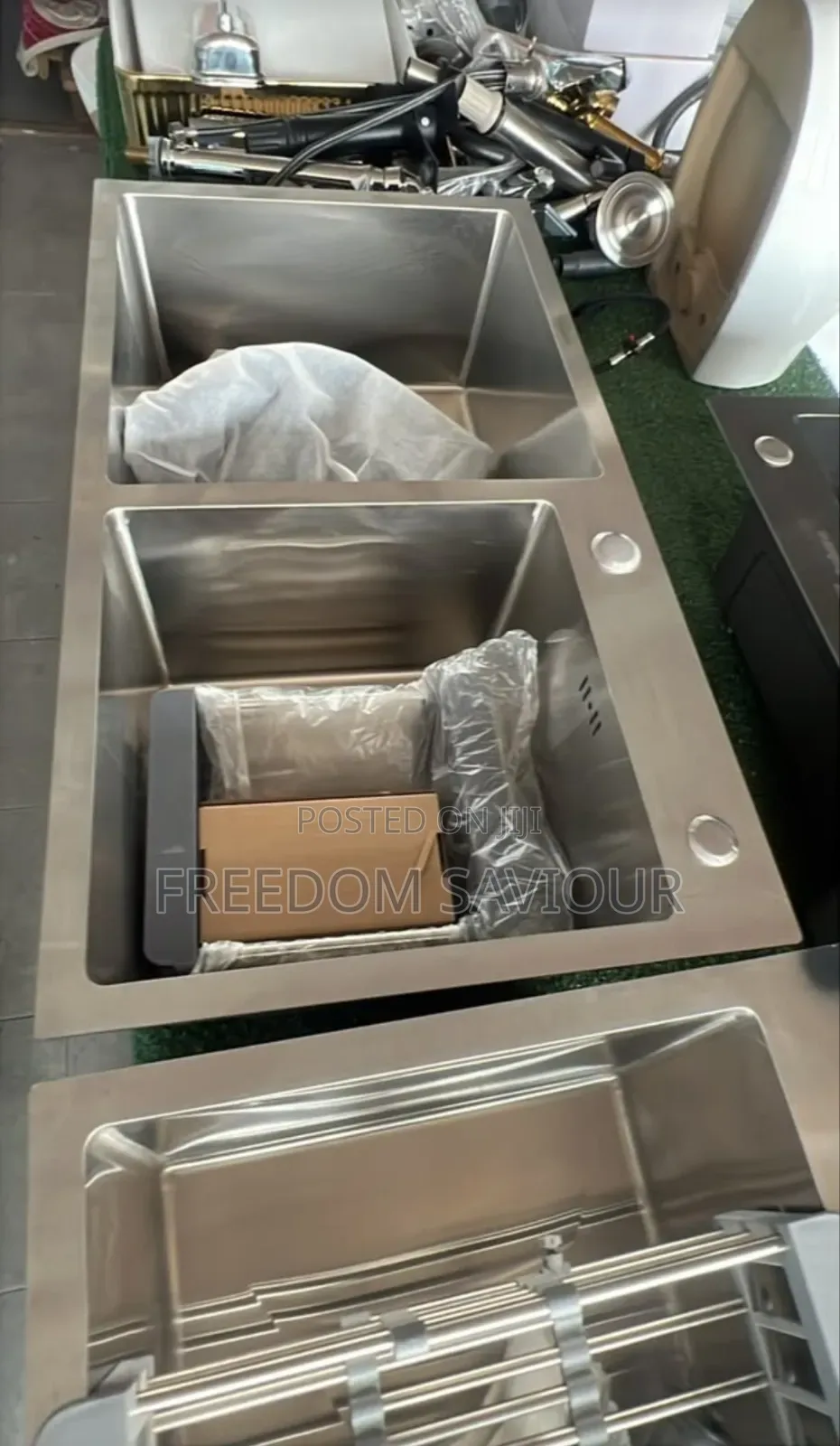 Premium Stainless Steel Double-Bowl Kitchen Sink