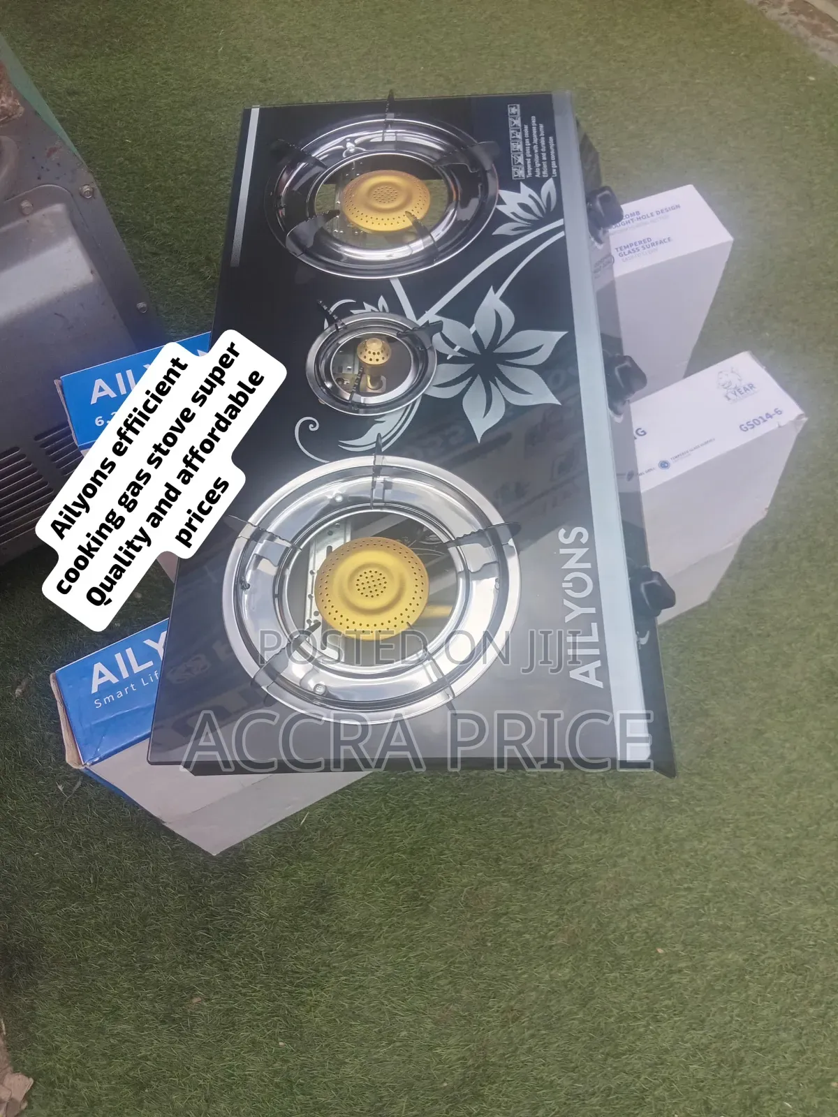 Ailyons Strong Durable Gas Stove Super Quality for Everyday Cooking