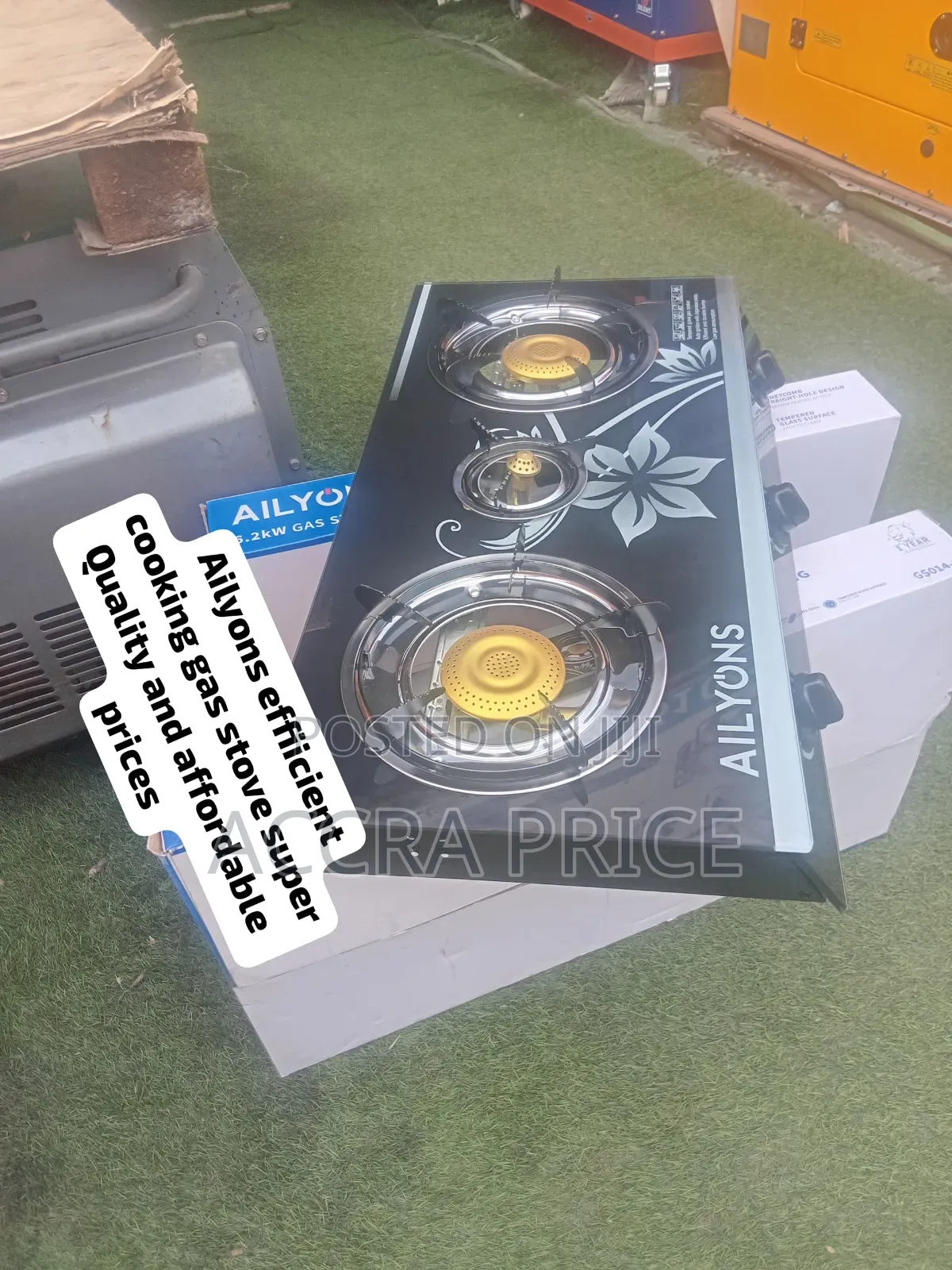 Ailyons Strong Durable Gas Stove Super Quality for Everyday Cooking
