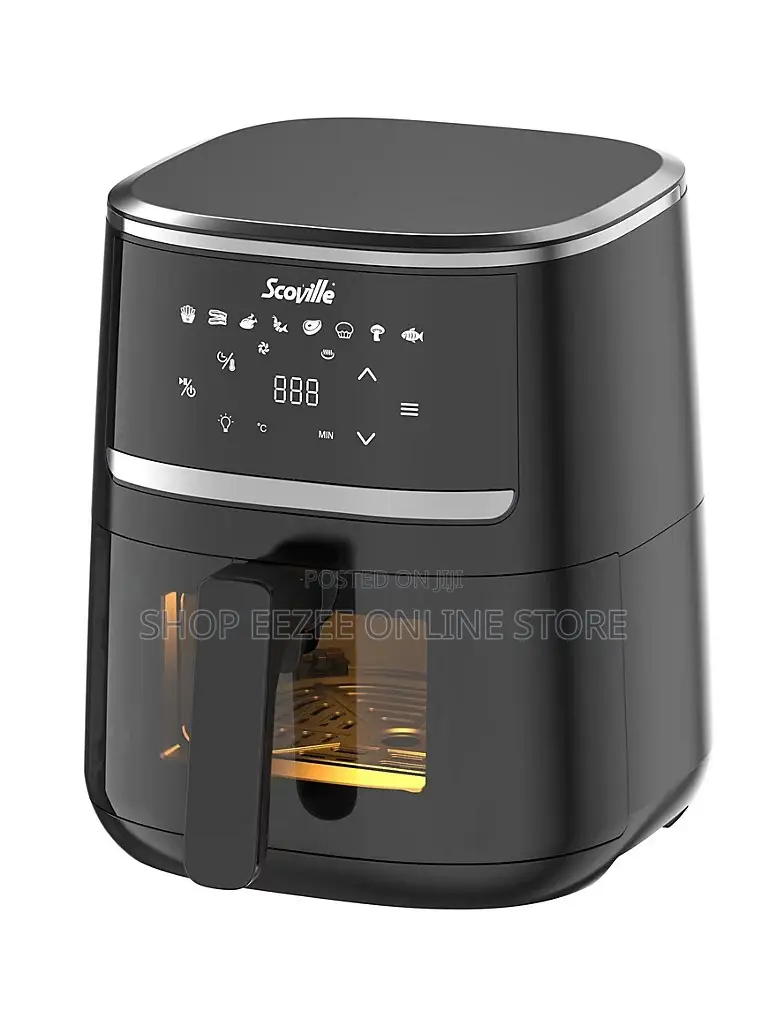 Scoville Black 4.3L Digital Air Fryer With Window