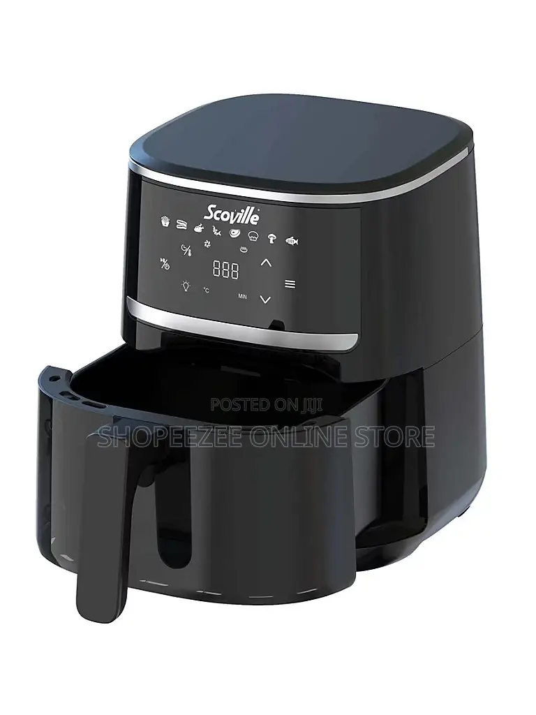 Scoville Black 4.3L Digital Air Fryer With Window