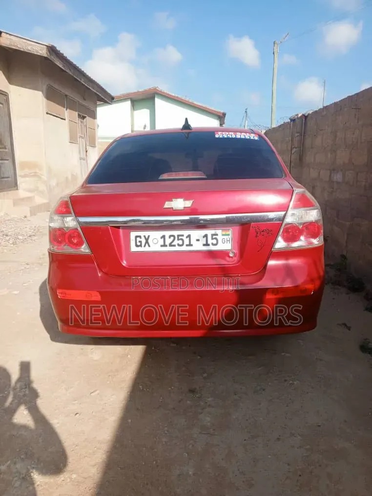 Chevrolet Aveo 1.2 Sedan T250 2011 Red