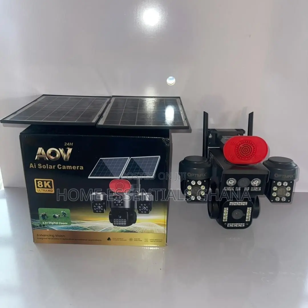 Skyvision AOV Smart AI Four Lens Double Panel Solar PTZ Camera