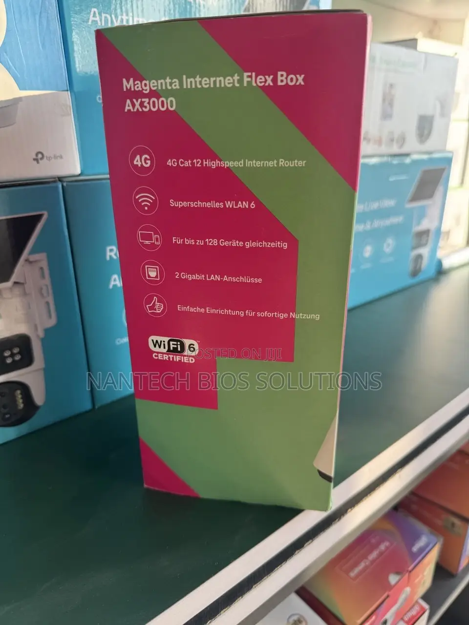 4G Pro Router Features Category 12 Technology and Wi-Fi 6