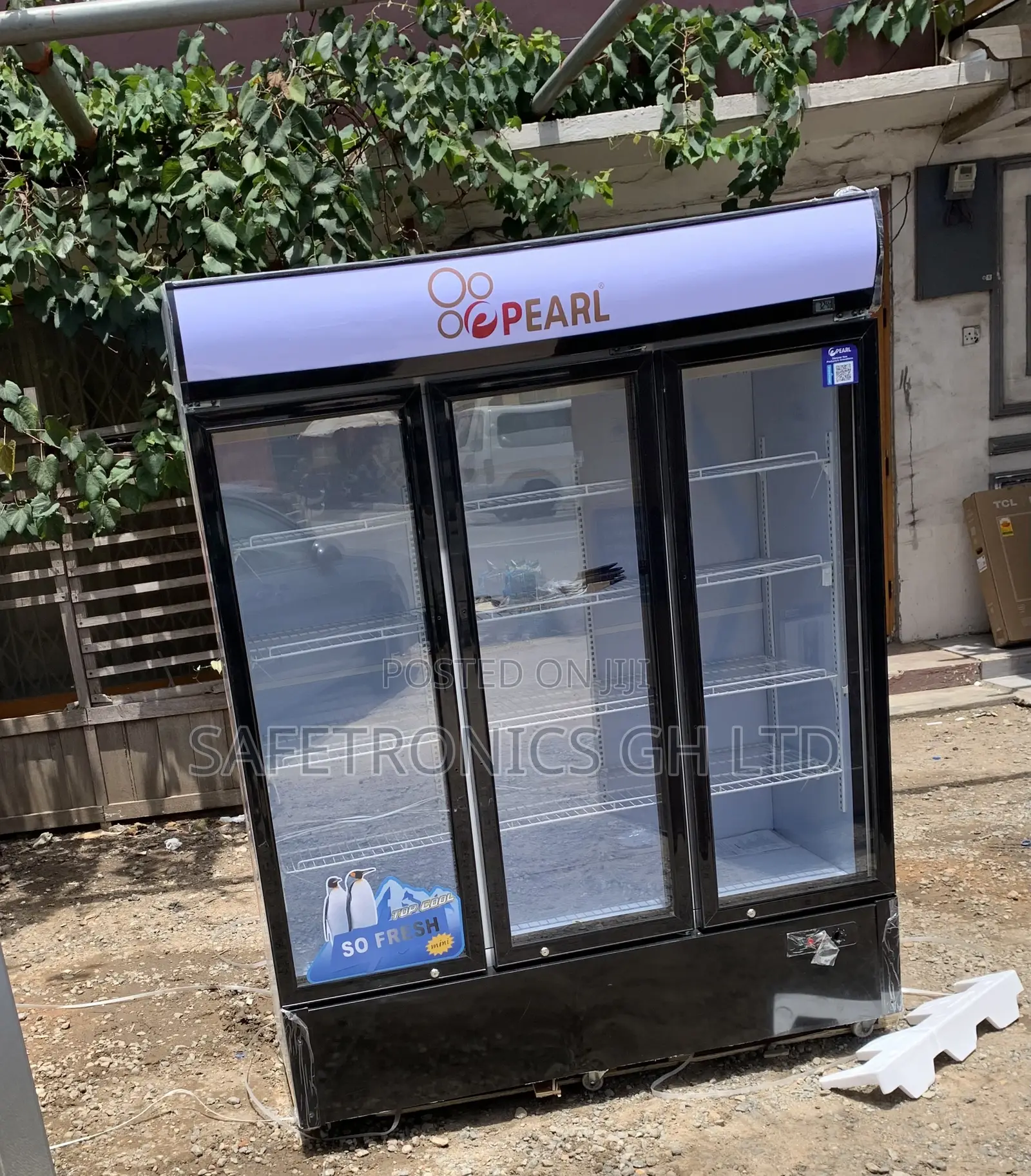 Experience Fast Display 3 Doors Pearl 780L Commercial Fridge
