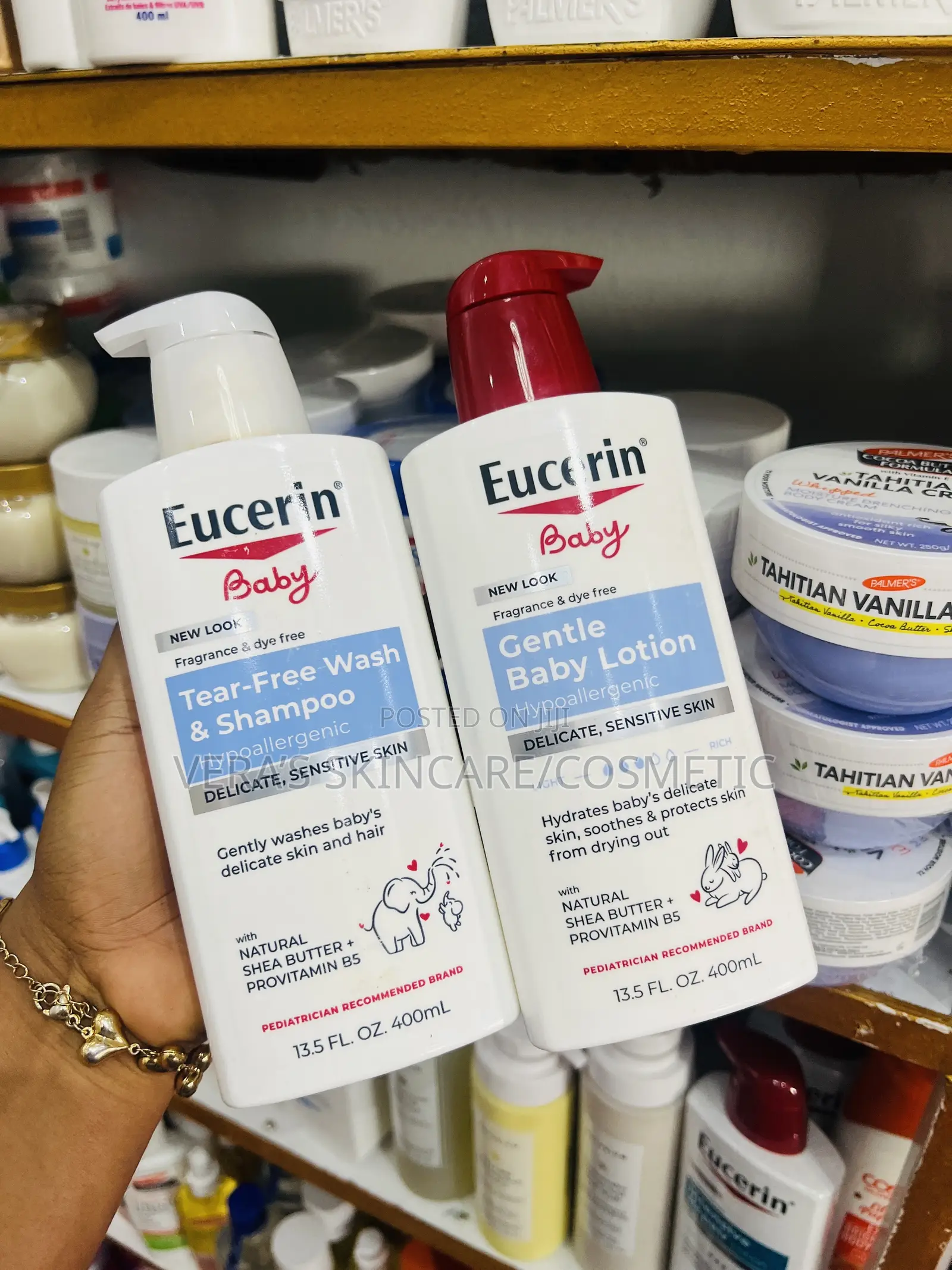 Eucerin Baby Lotion and Shampoo