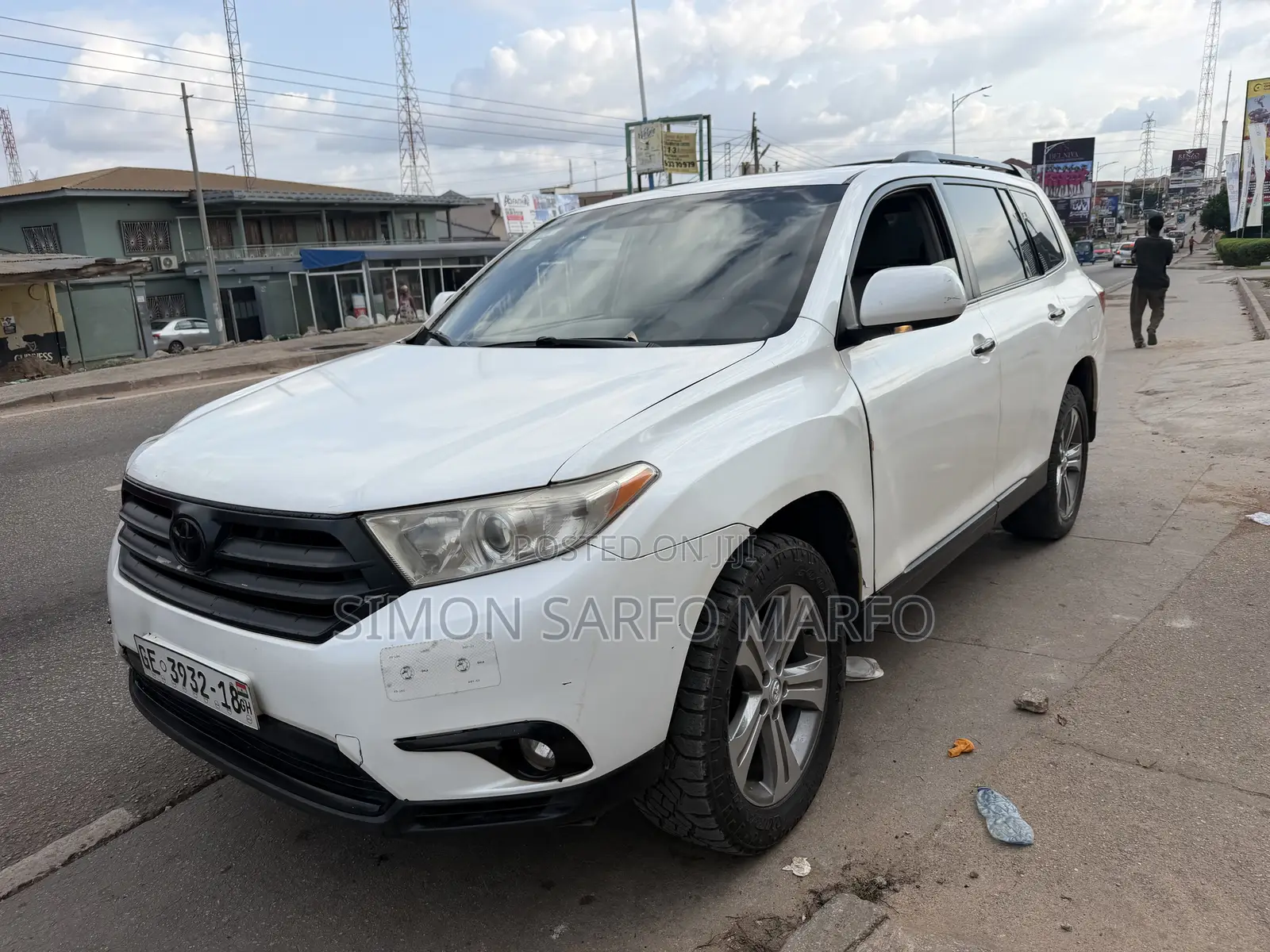 Toyota Highlander Limited 3.5l 4WD 2013 White