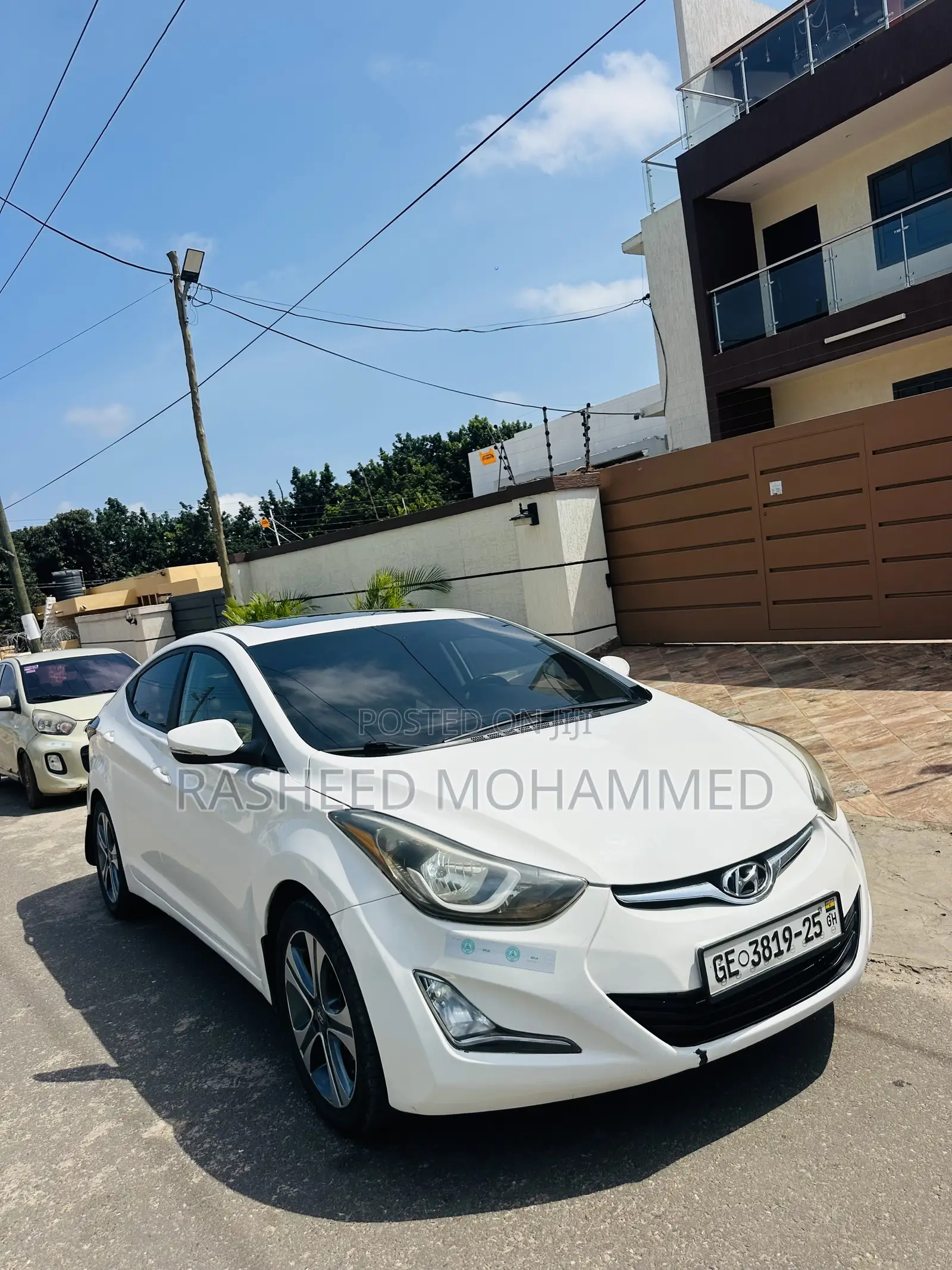 Hyundai Elantra Limited PZEV 4dr Sedan (1.8L 4cyl 6A) 2014 White