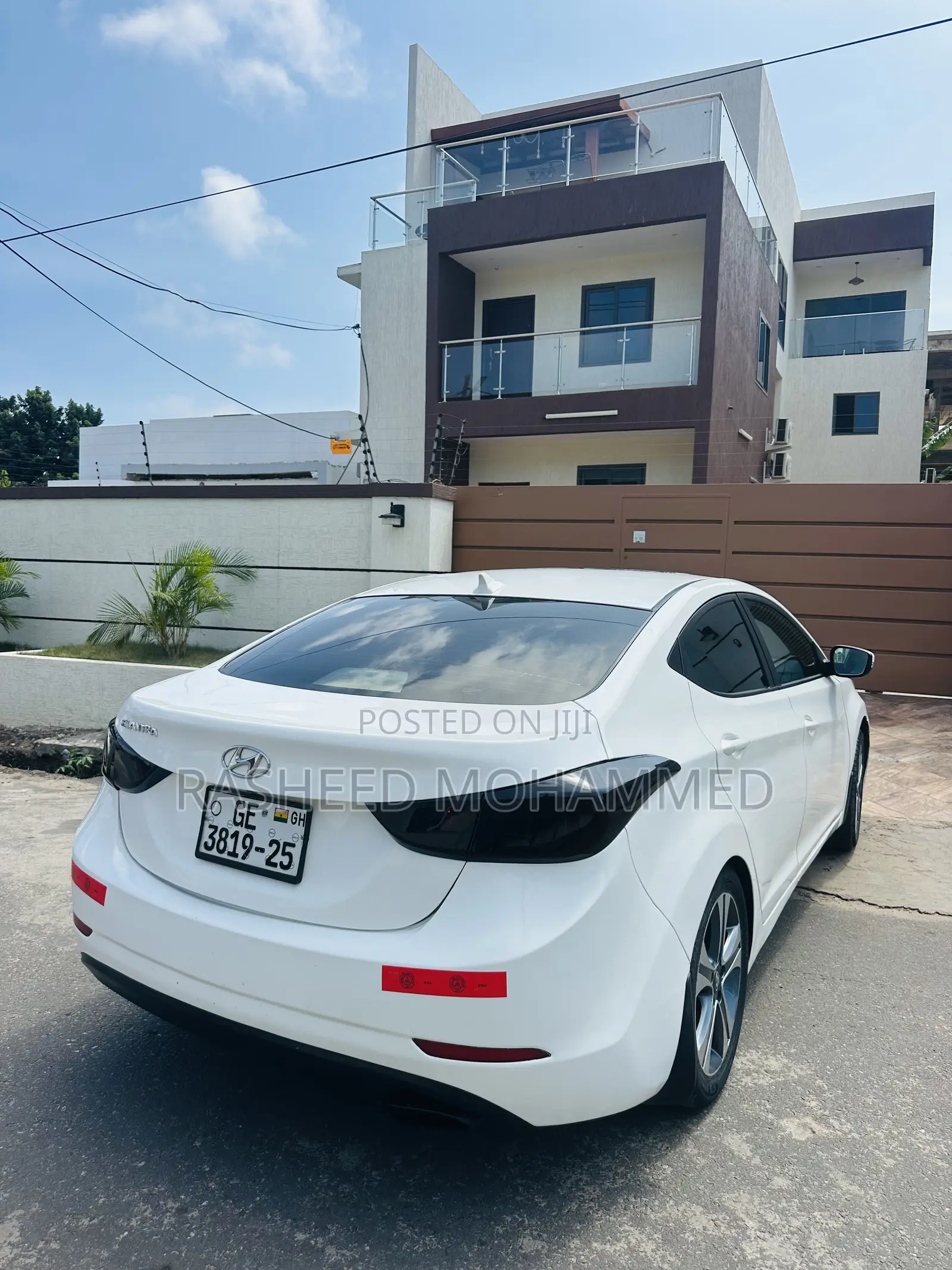 Hyundai Elantra Limited PZEV 4dr Sedan (1.8L 4cyl 6A) 2014 White