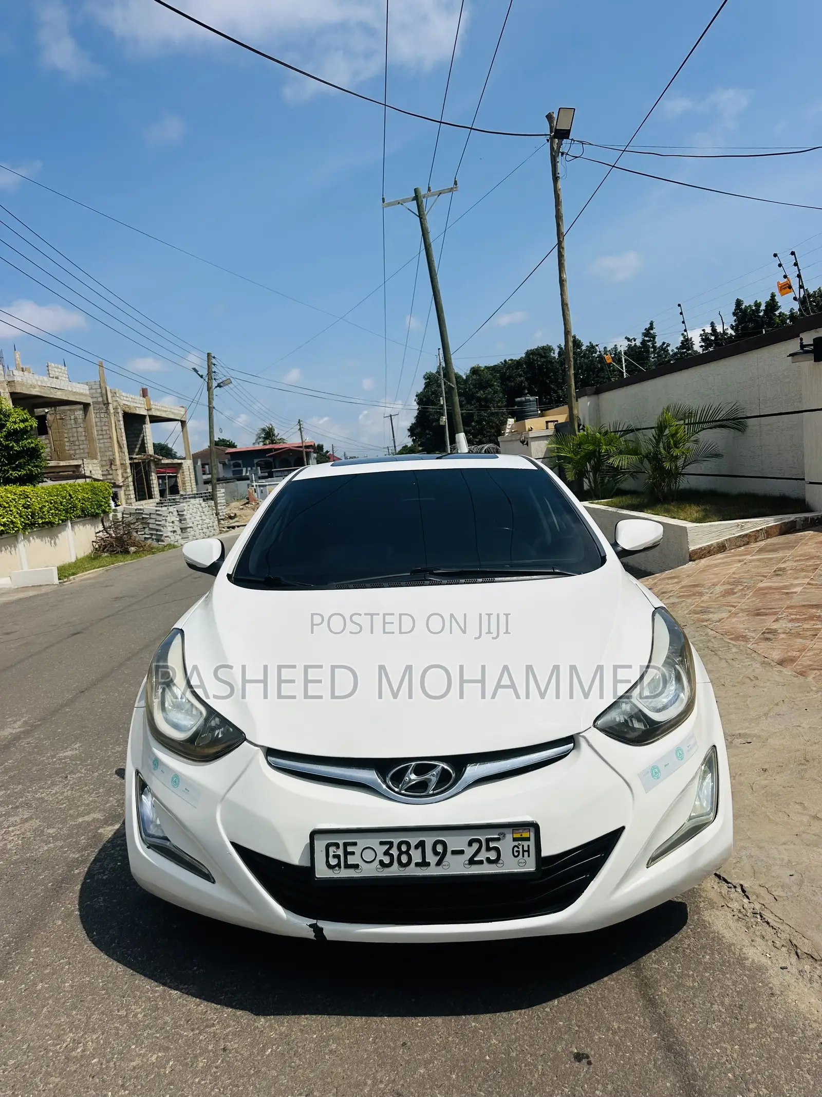 Hyundai Elantra Limited PZEV 4dr Sedan (1.8L 4cyl 6A) 2014 White