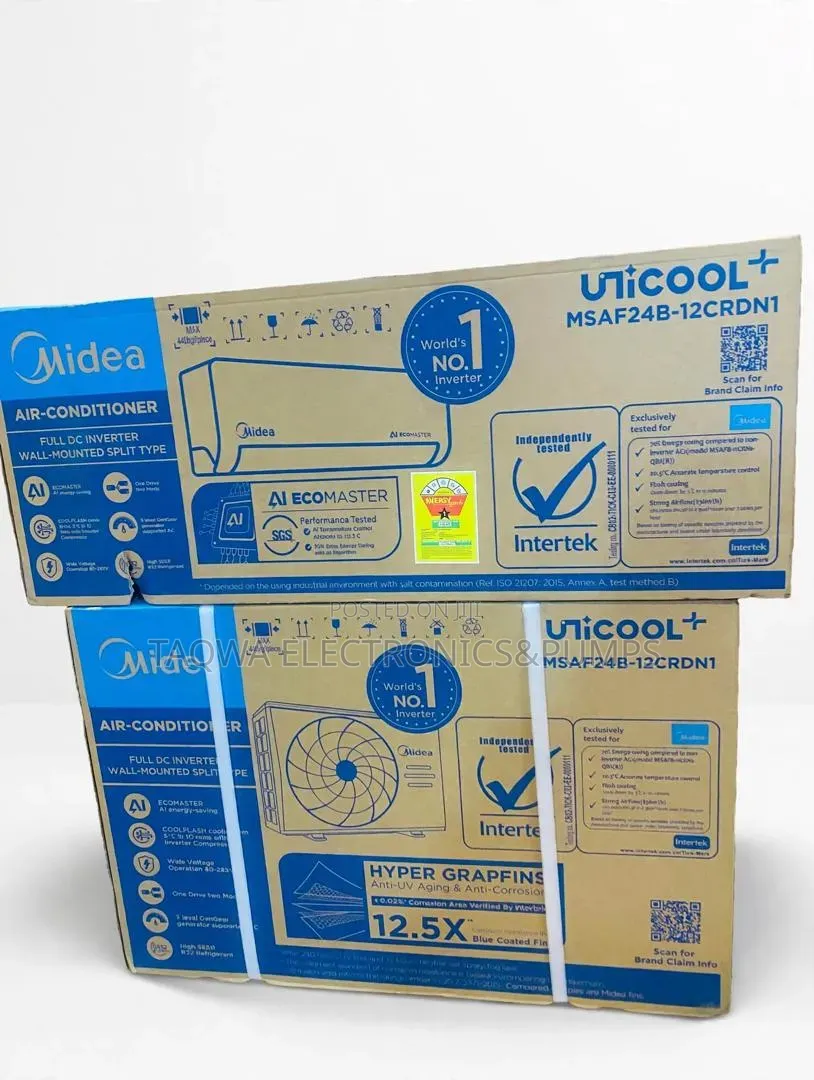 High Cooling Capacity Media 1.5hp Split Type Inverter Air Conditioner