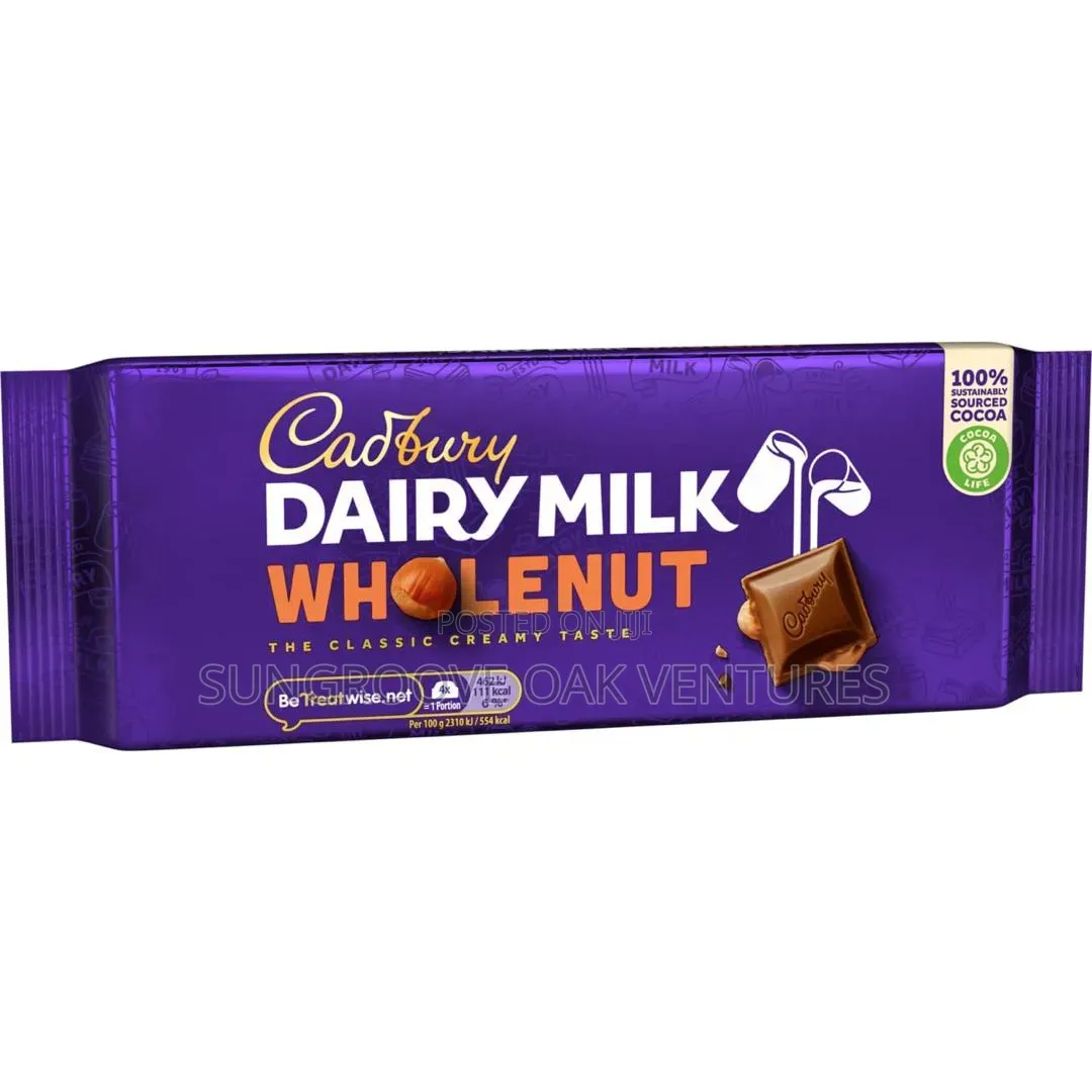 Cadbury Dairymilk Wholenut 280g