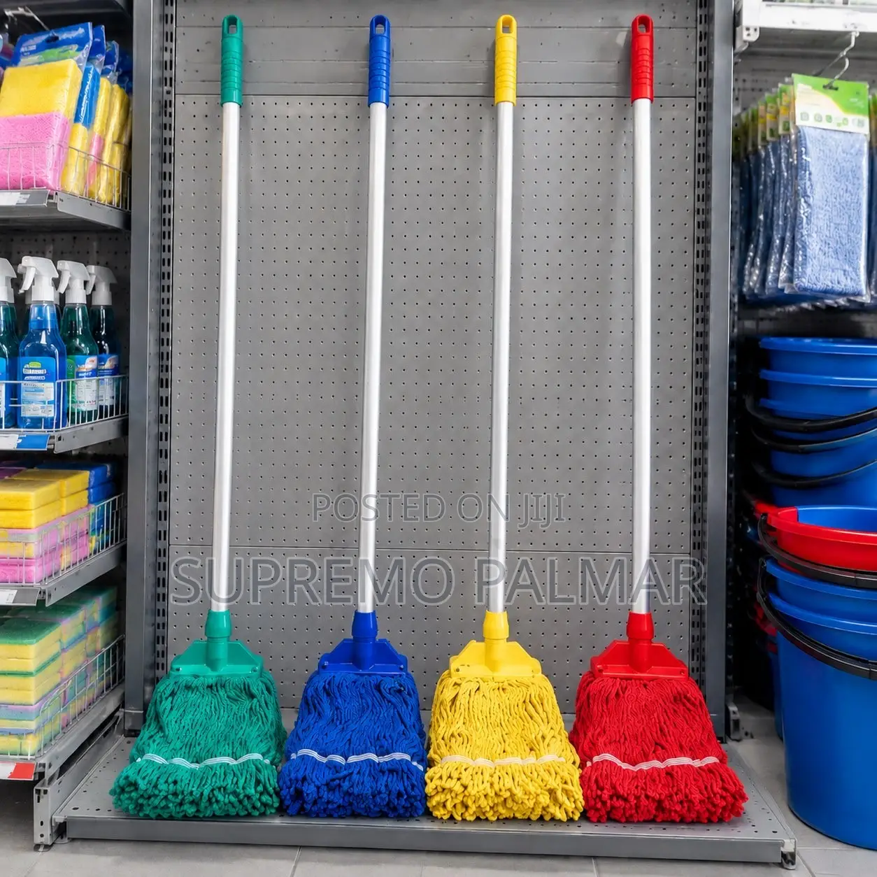 Industrial Cotton Mop Stick – Heavy-Duty Kentucky Floor Mop