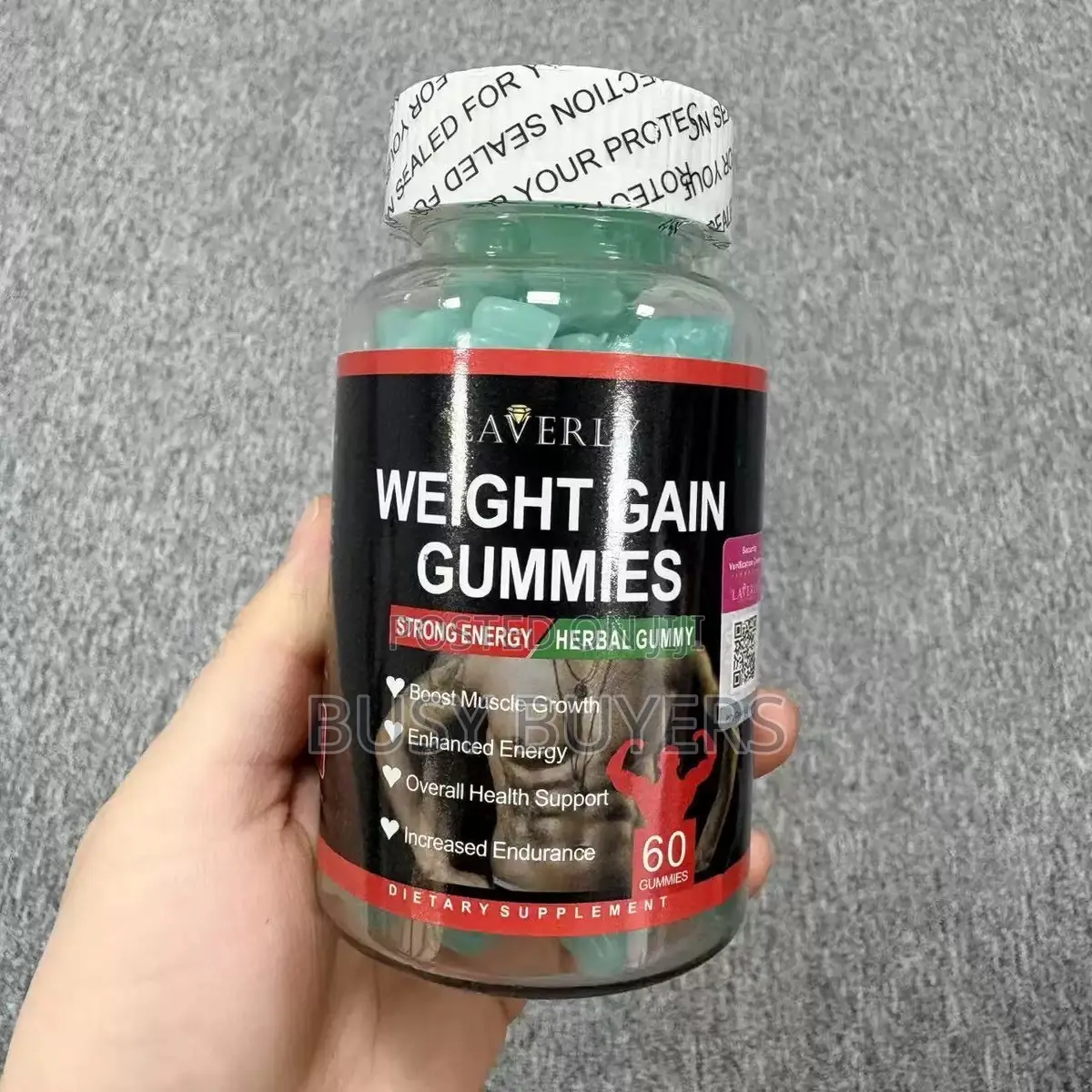 Weight Gain Gummies Strong Energy Herbal Gummy