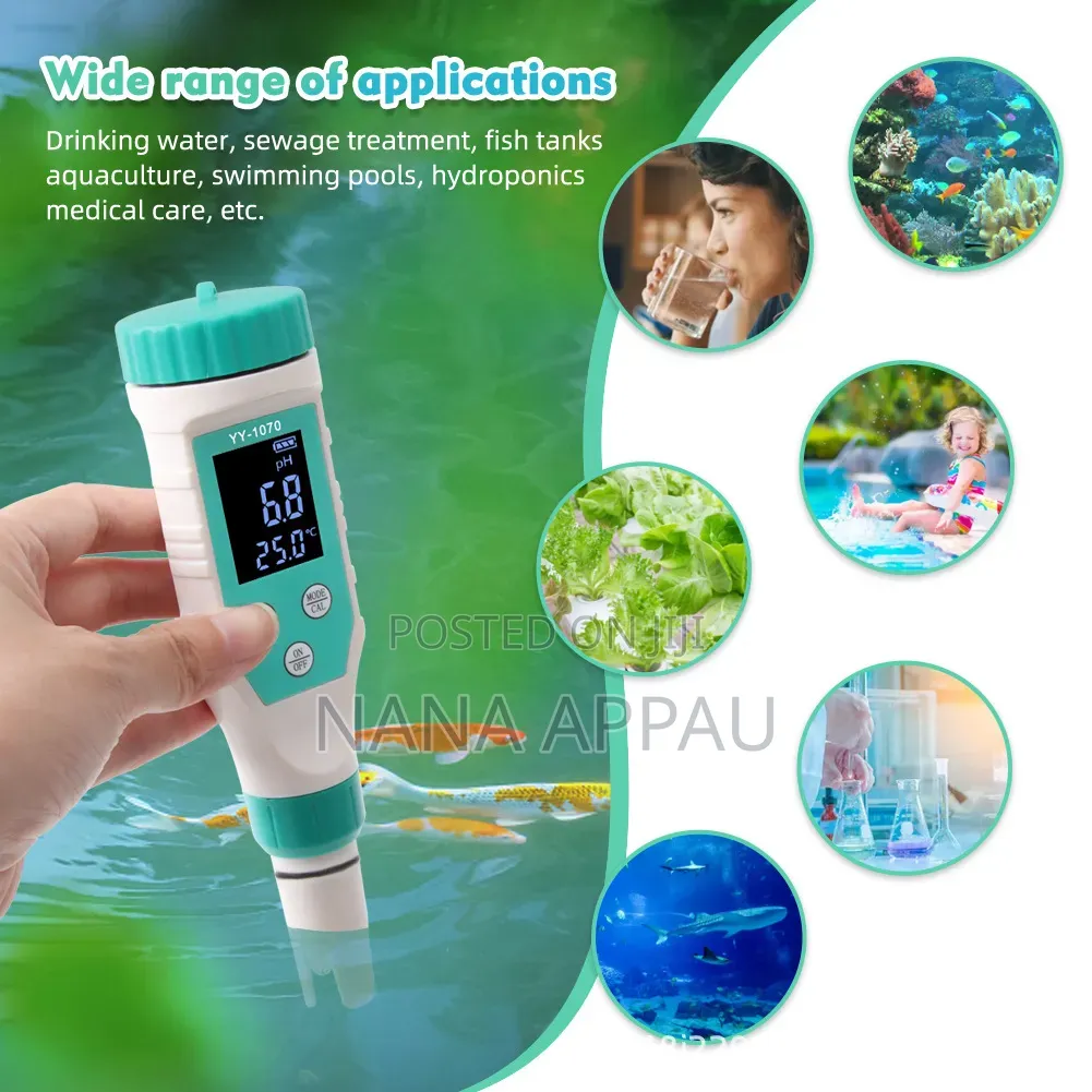 Digital Multi-Parameter Water Quality Tester (Model YY-1070).