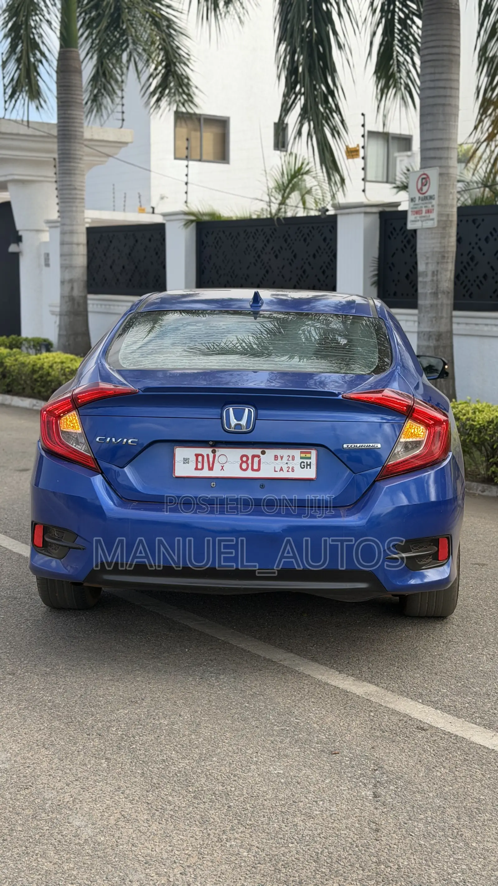 Honda Civic Touring 4dr Sedan (1.5L 4cyl) 2017 Blue
