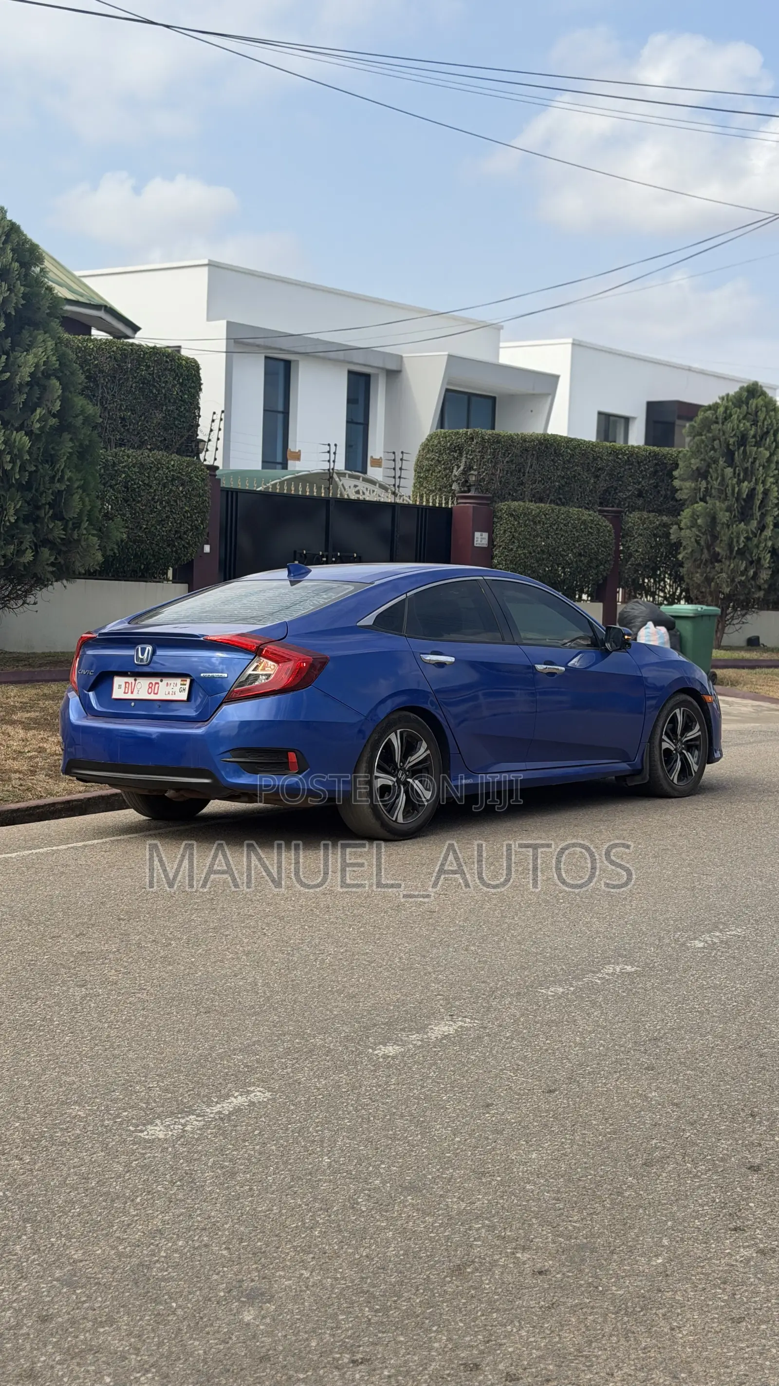 Honda Civic Touring 4dr Sedan (1.5L 4cyl) 2017 Blue