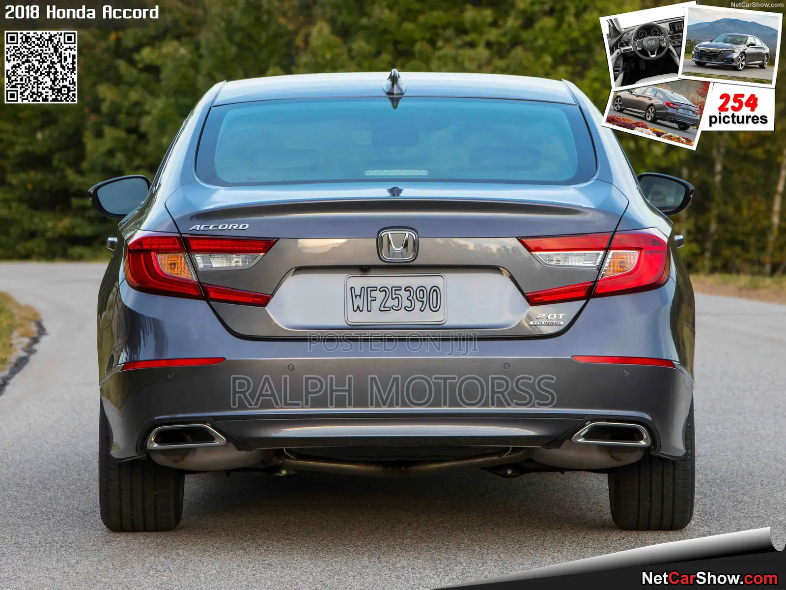 Honda Accord 2018-2020 Taillight and Bootlight Set