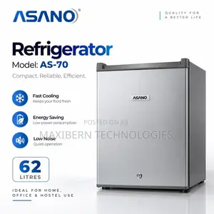 Asano AS-70 62L Mini Fridge With Freezer – Energy Saving