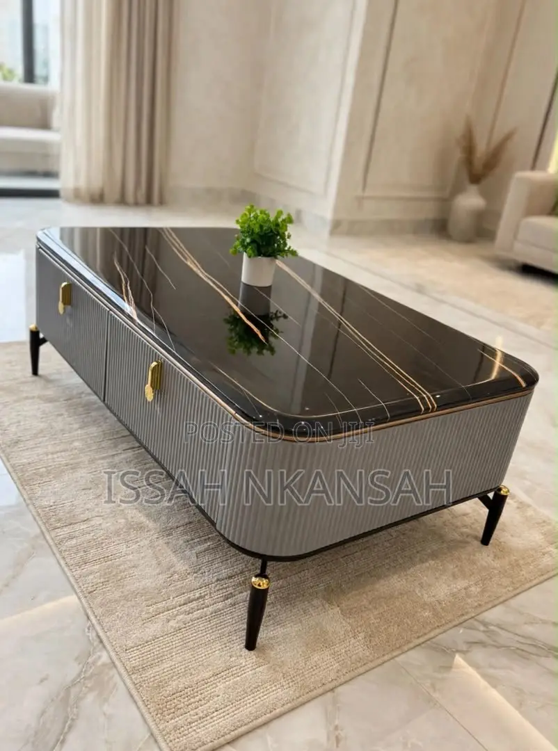 Black Marble Center Table