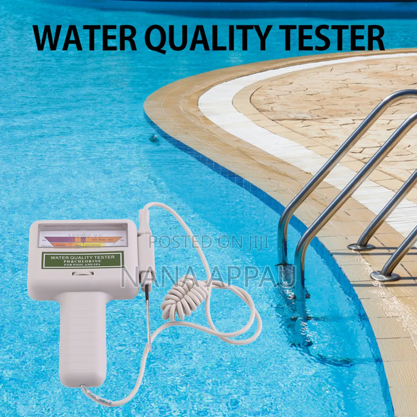 Analog Portable pH and Free Chlorine (CL2) Water Quality Tester