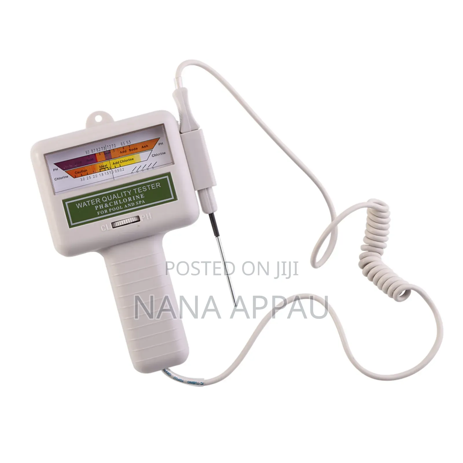 Analog Portable pH and Free Chlorine (CL2) Water Quality Tester