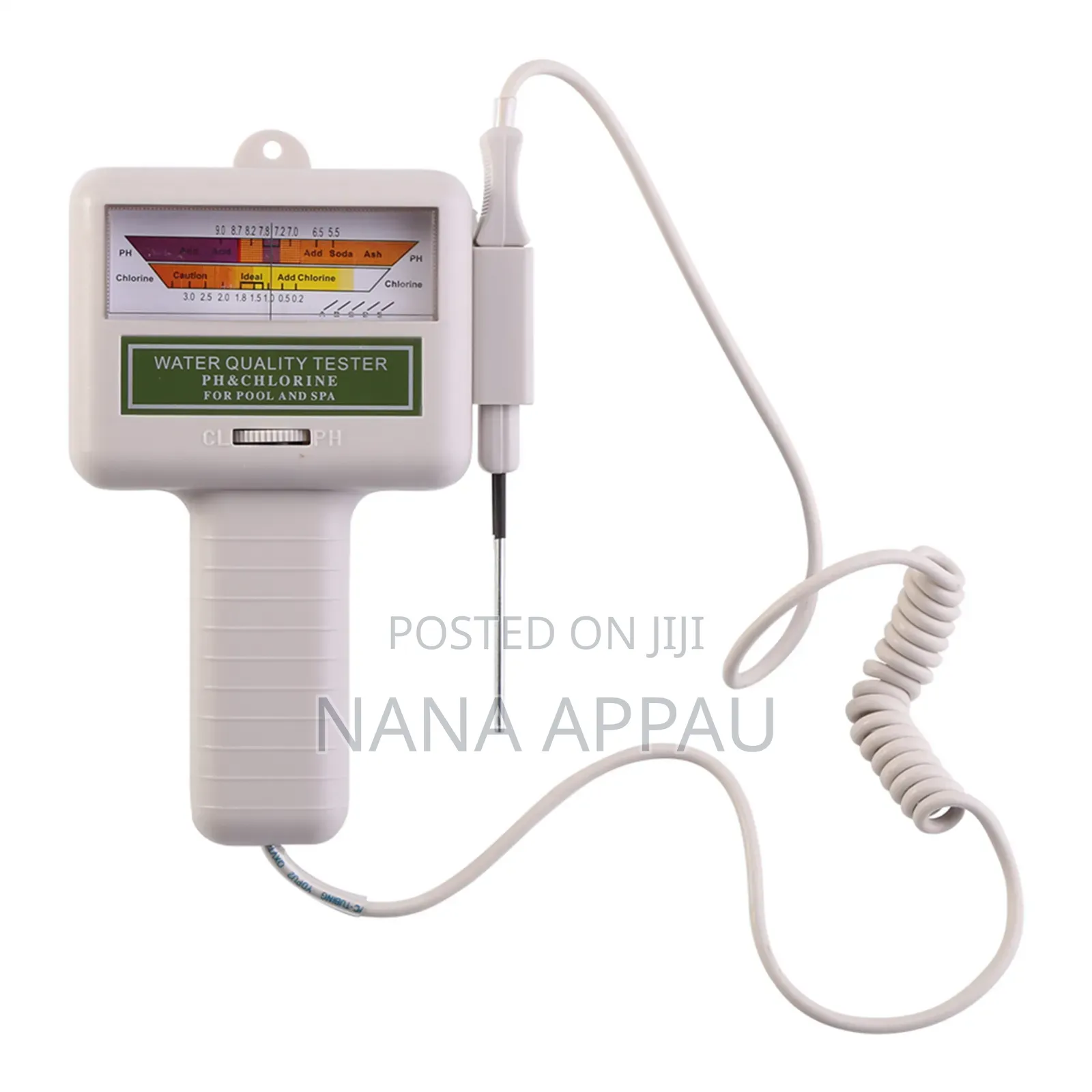 Analog Portable pH and Free Chlorine (CL2) Water Quality Tester