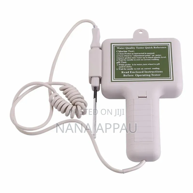 Analog Portable pH and Free Chlorine (CL2) Water Quality Tester