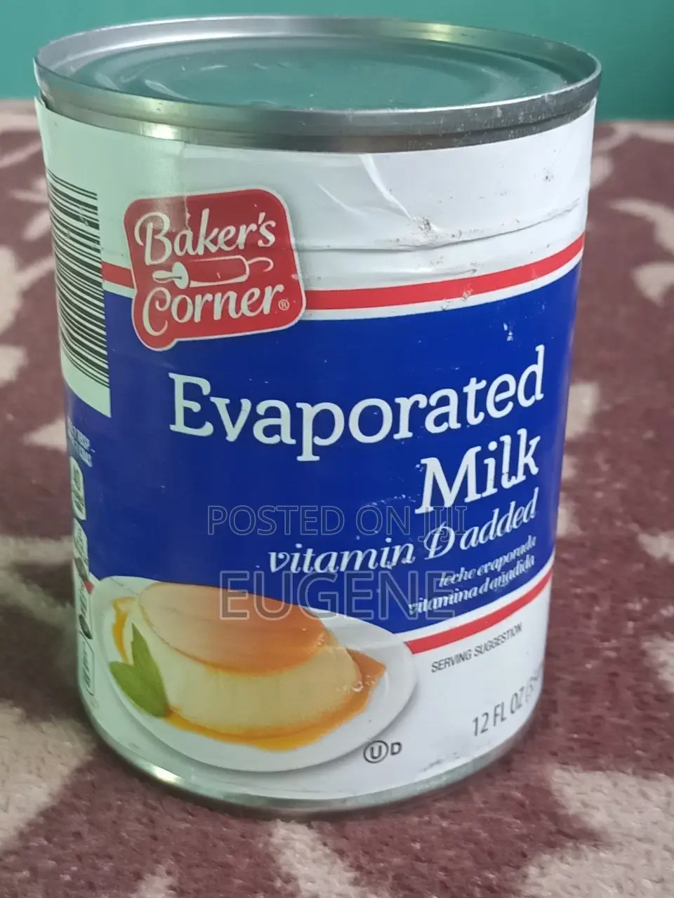 Baker's Corner Evaporated Milk Vit D Added (354ml)