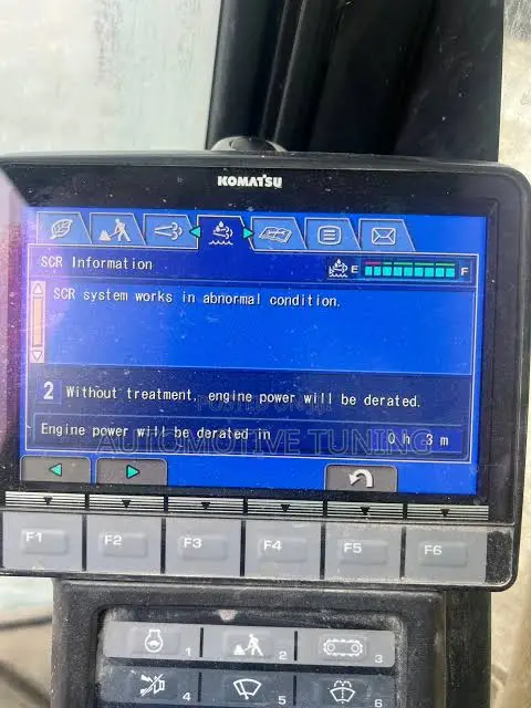 Komatsu Egr Def SCR DPF Delete/Removal