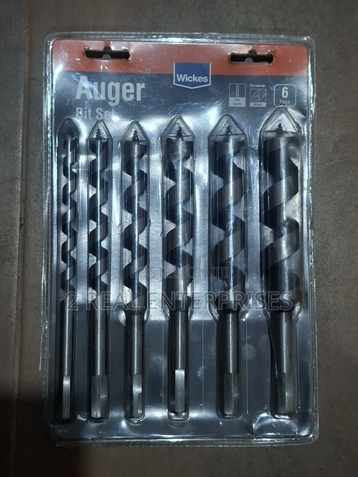 Wickes 6-Piece Wood Auger Bit Set