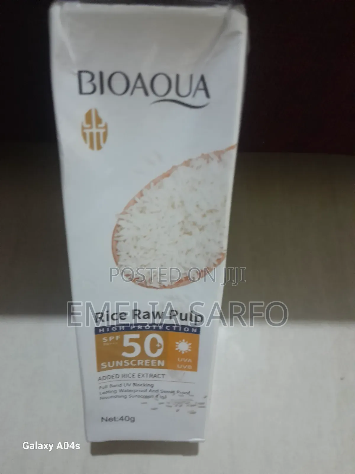 BIOAQUA Rice Raw Pulp Sunscreen