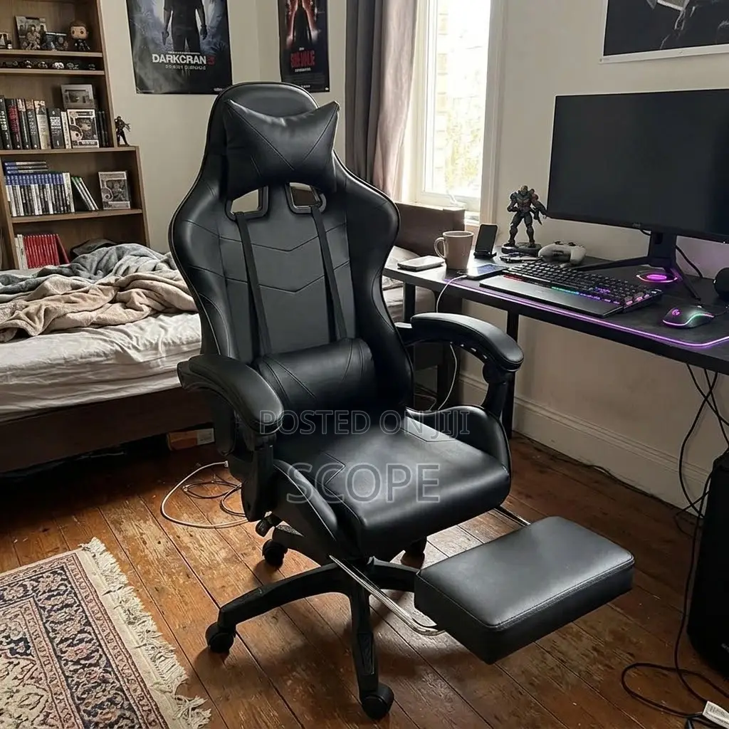 Brand New Black Ergonomic Massage Gaming Chair