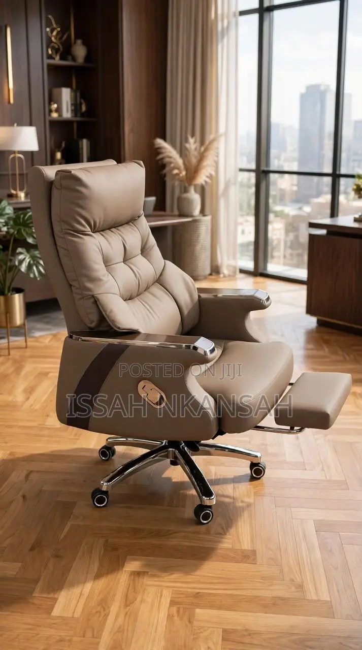 L Shape Executive Desk + CEO Executive Chair