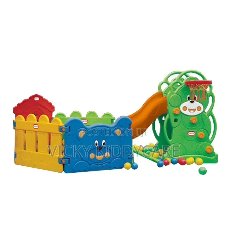 3-in-1 Children's Modular Plastic Playground Set
