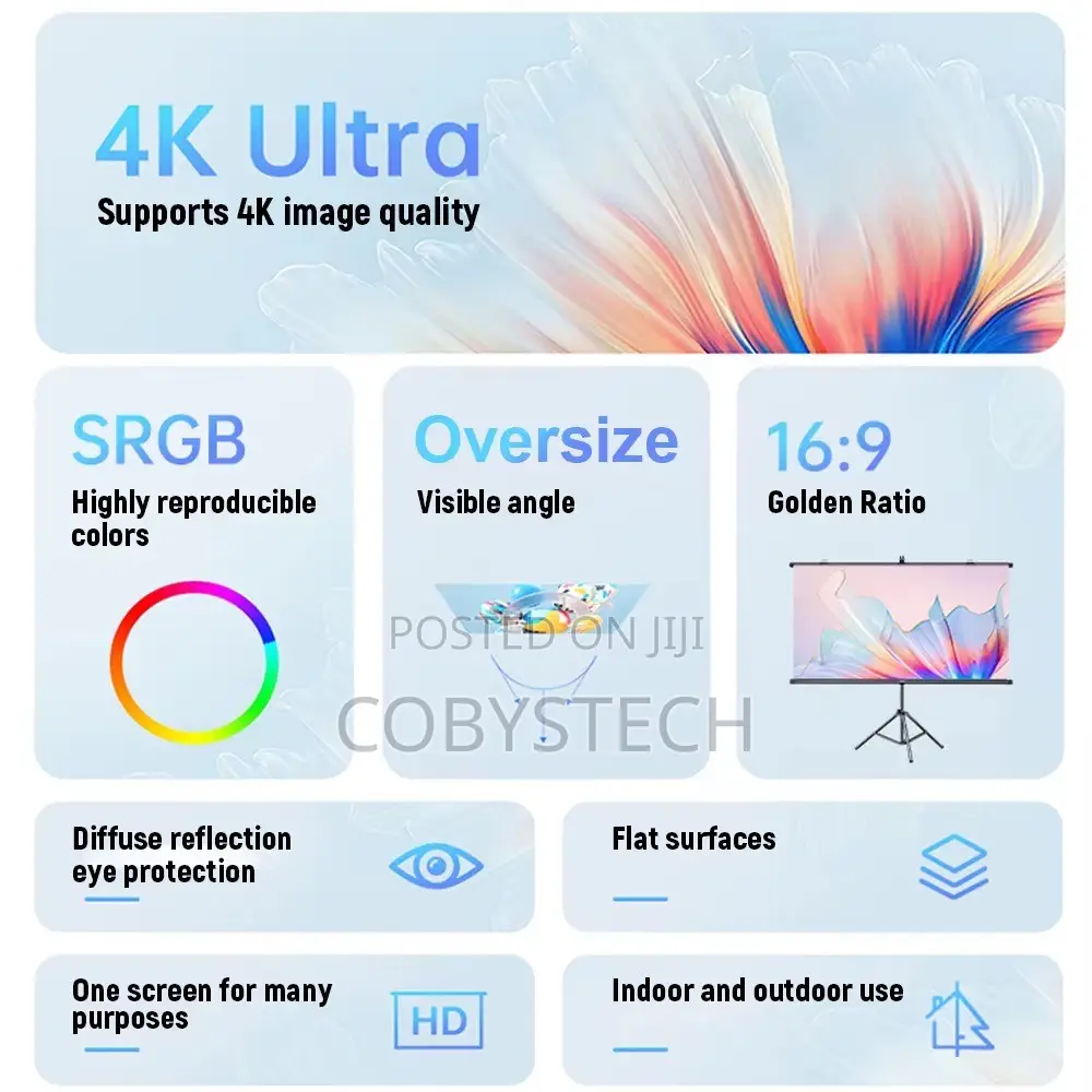 TOPLEO 100” HD Projector Screen