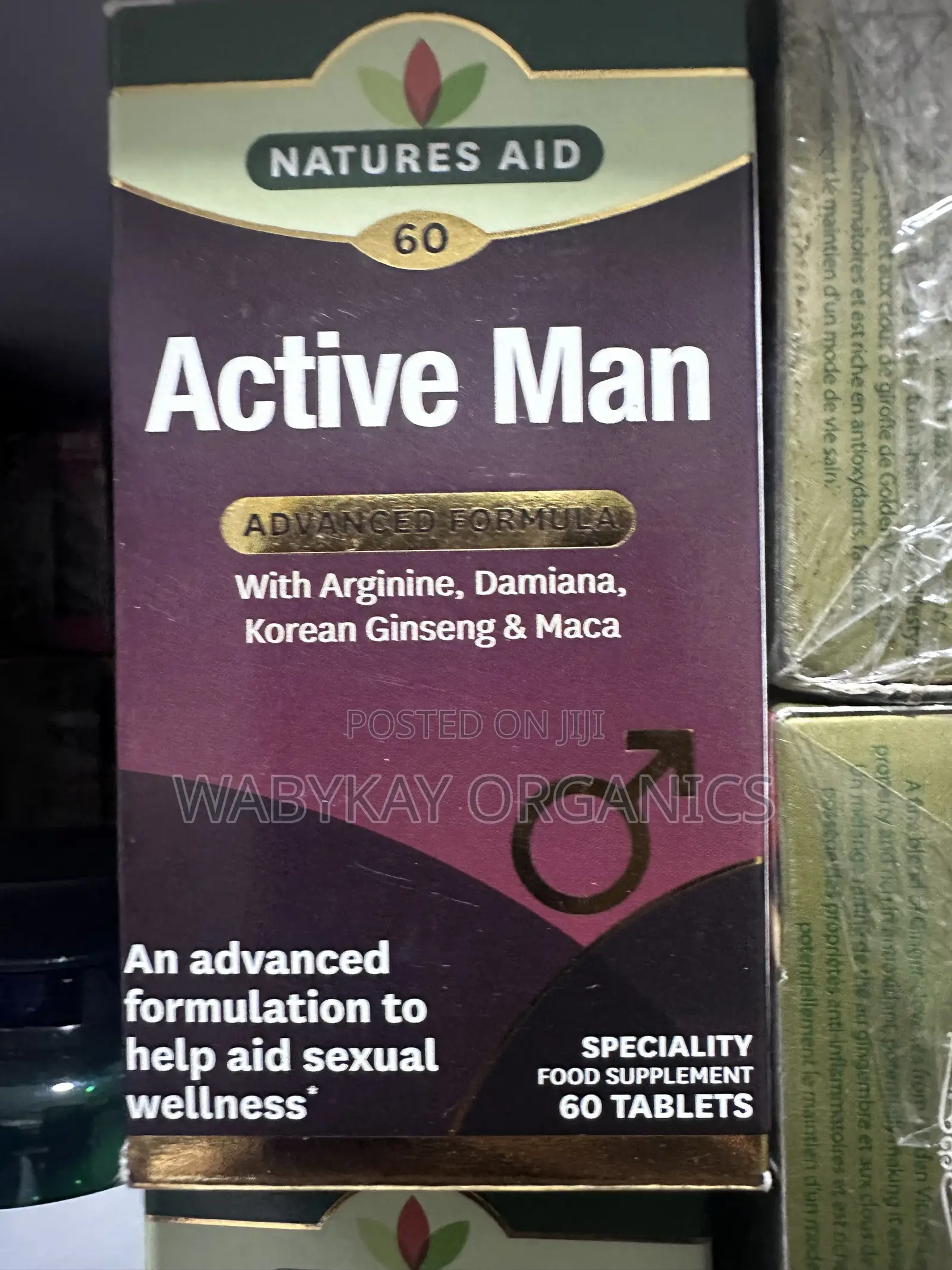 Active Man - Arginine, Damiana, Red Ginseng N Maca Capsules