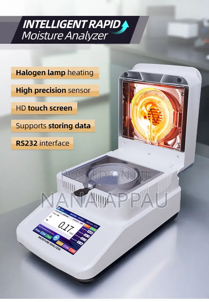 Rapid Halogen Moisture Analyzer