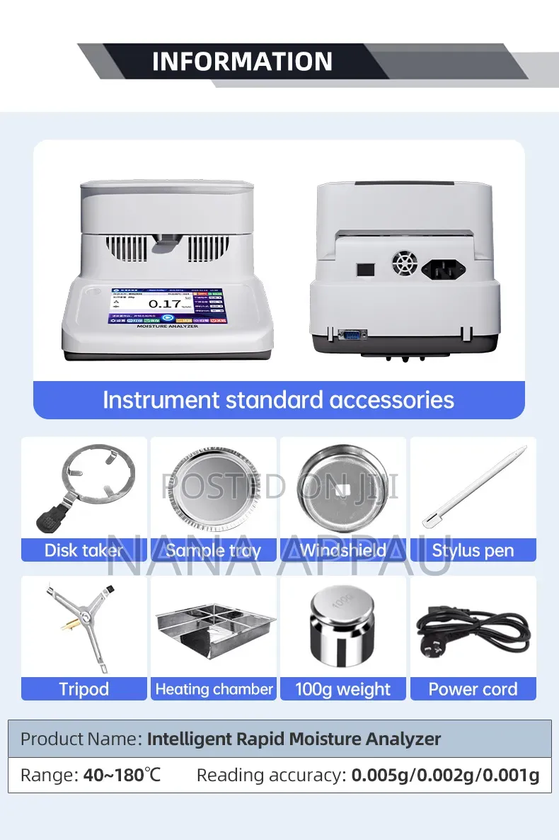 Rapid Halogen Moisture Analyzer