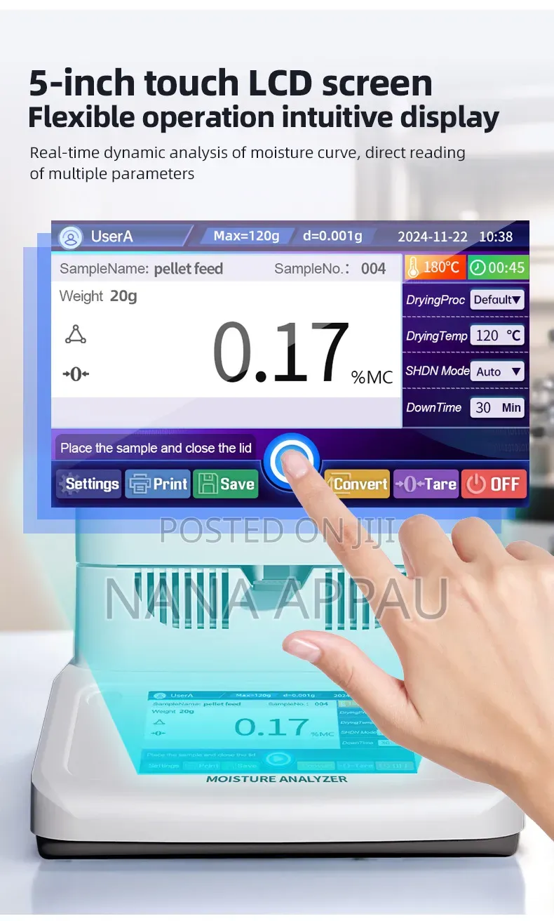 Rapid Halogen Moisture Analyzer