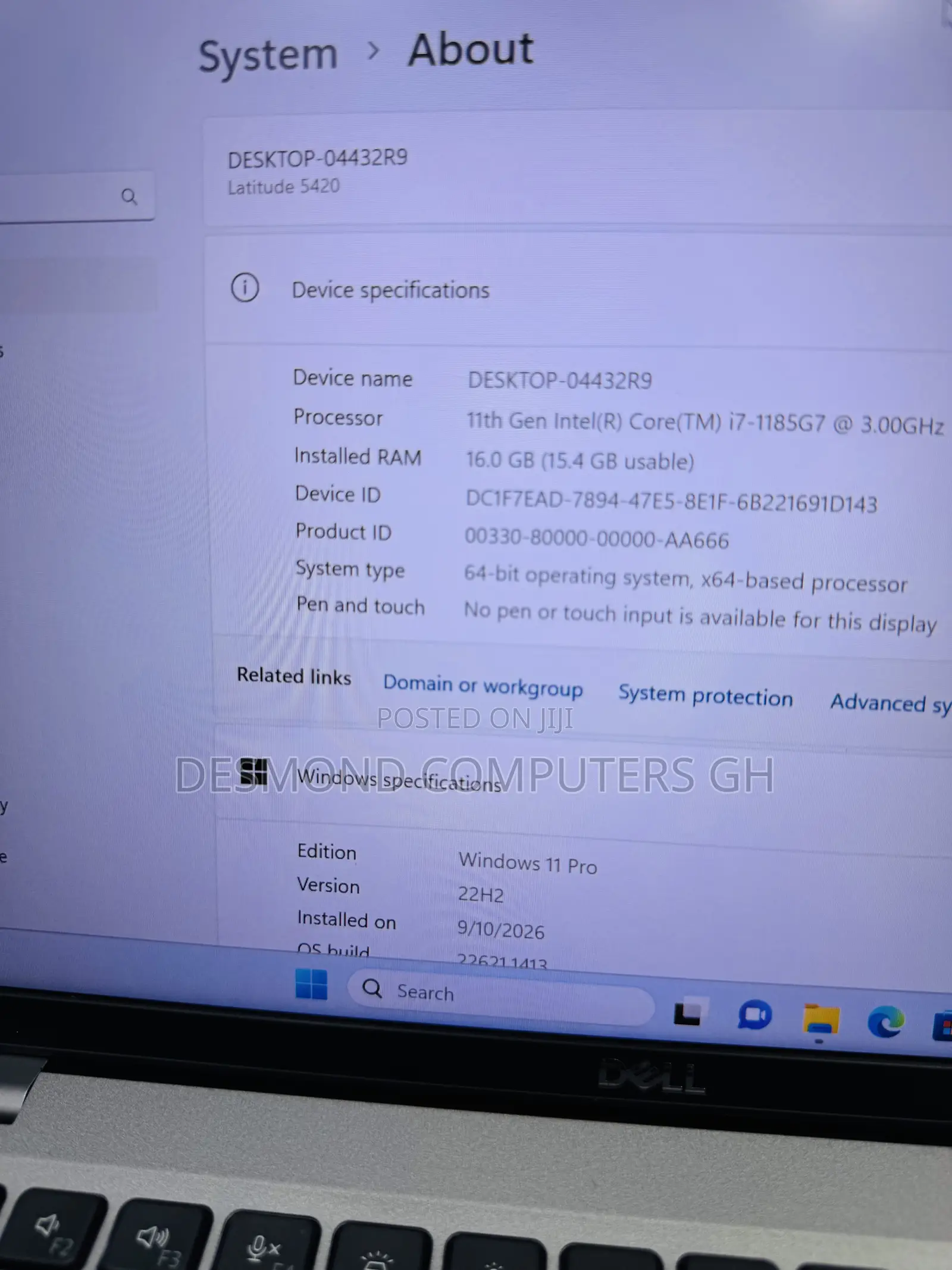 Laptop Dell Latitude 5420 16GB Intel Core i7 SSD 256GB