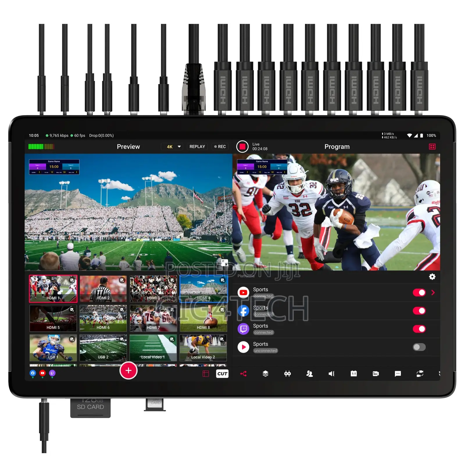 YoloLiv YoloBox Extreme Multi-Cam Switcher Streamer