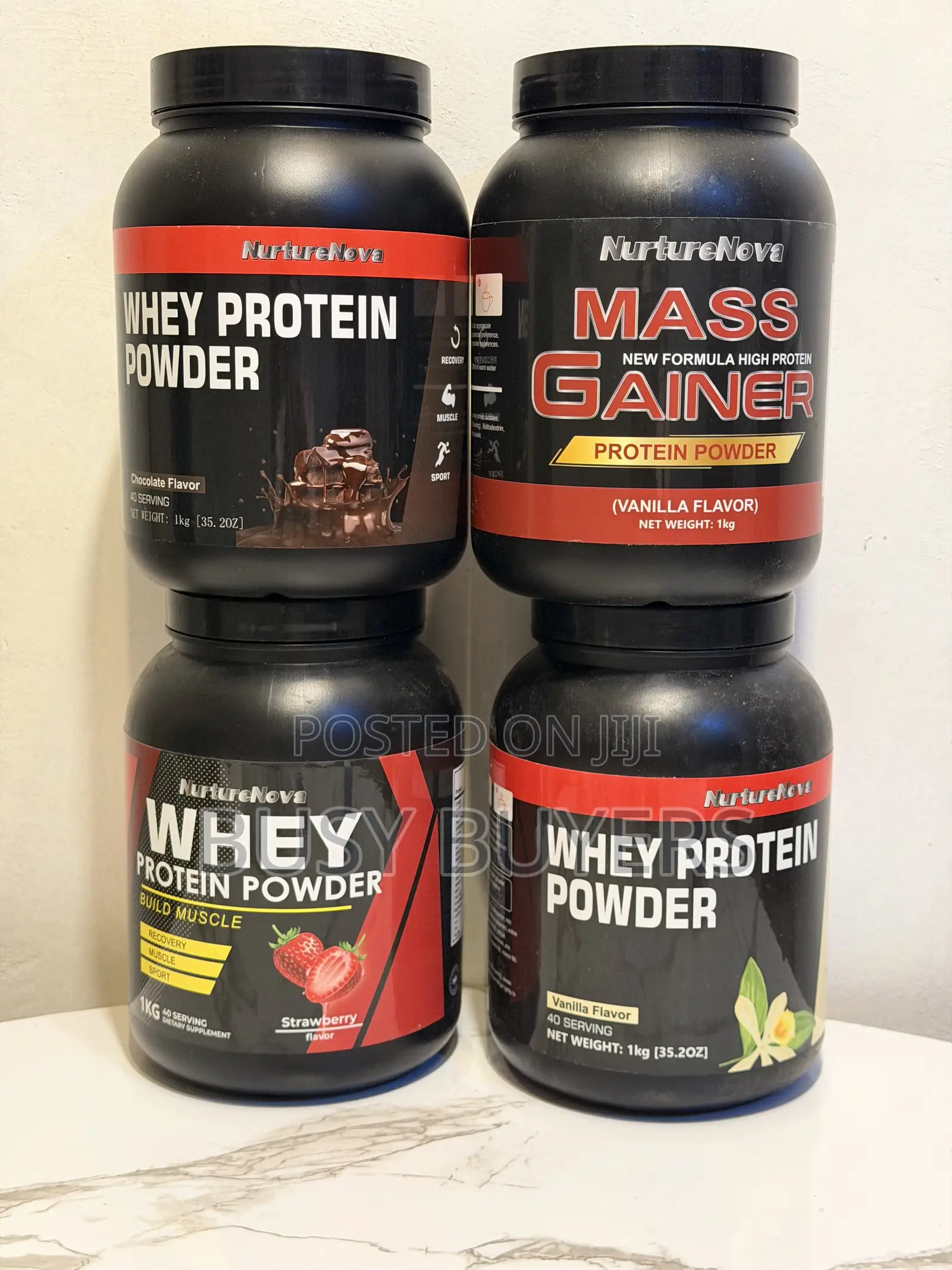 Whey Protein Powder(price One(1)comes in Different Flavors