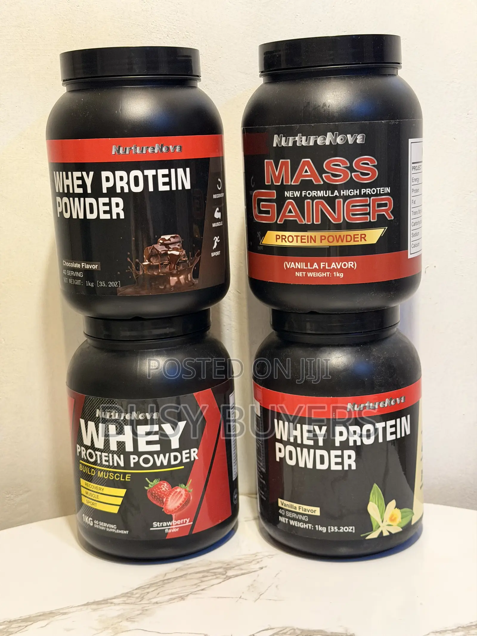 Whey Protein Powder(price One(1)comes in Different Flavors