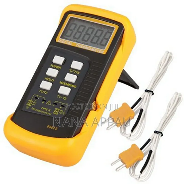 Dual-Input Type-K Digital Thermometer